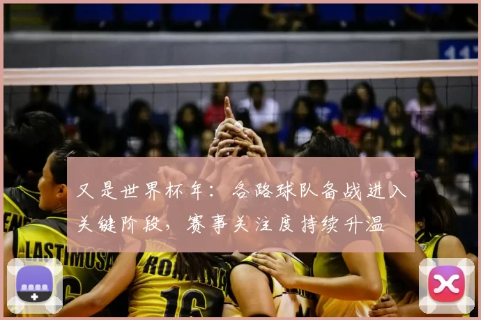又是世界杯年：各路球队备战进入关键阶段，赛事关注度持续升温
